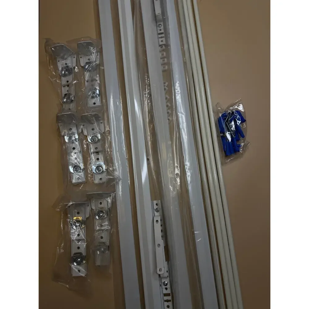Rod Desyne Baton Draw Double Traverse Rod 120 to 170 in White